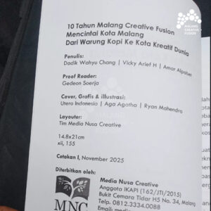 Buku 10 Tahun Malang Creative Fusion Mencintai Kota Malang – Dari Warung Kopi ke Kota Kreatif Dunia 2 - SHOP by EPOCHSTREAM